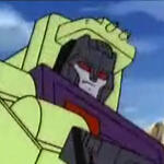 a cropped photo of the constructicon "mixmaster" from transformers skybound.