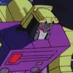 a cropped photo of the constructicon "mixmaster" from transformers skybound.